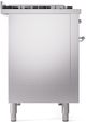 Ilve® Nostalgie II Series 48" Stainless Steel Pro Style Dual Fuel Range-3