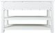 Jofran Inc. Artisan's Craft Distressed Weathered White Console Table-2