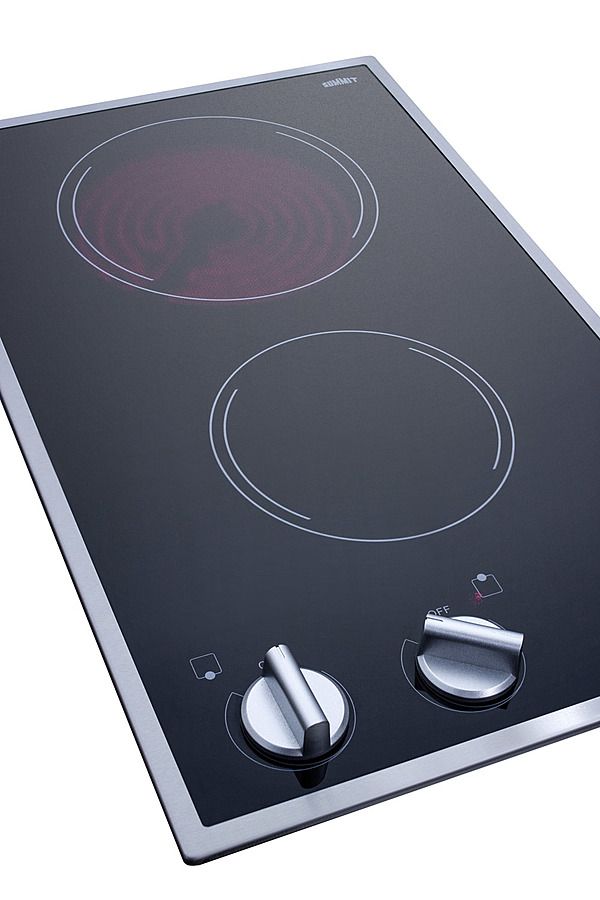 Summit® 12" Black Glass Radiant Cooktop-3
