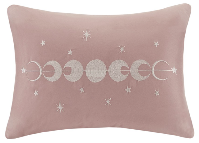Olliix by Intelligent Design Felicia Blush Blush Twin/Twin XL Velvet Comforter Set-2