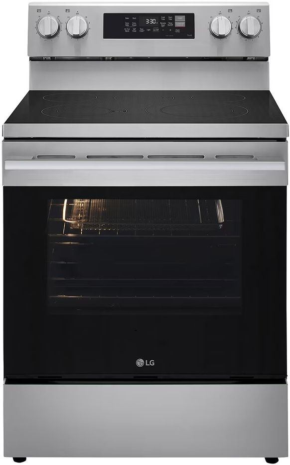 LG 30" Stainless Steel Freestanding Electric Range with Air Fry & EasyClean®-2