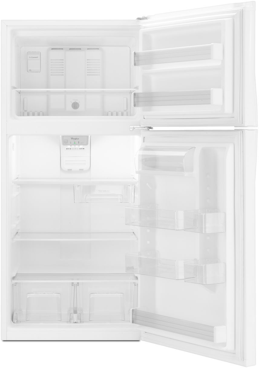 Whirlpool 30 in. 19.2 Cu. Ft. White Top Freezer Refrigerator - Thumbnail 5