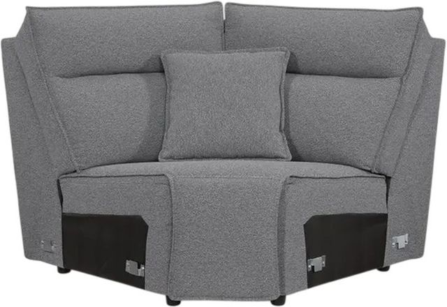 Signature Design by Ashley® Modmax II 7-Piece Salt and Pepper Modular Power Reclining Sectional with Audio Consoles-4