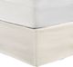 Olliix by Madison Park Ivory Simple Fit Wrap Around Adjustable Bed Skirt-2