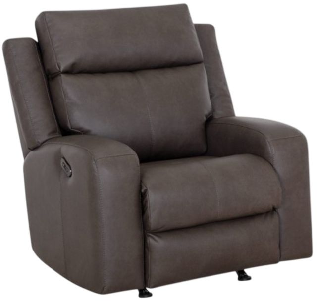 Franklin™ Winston Detroit Smoke Power Rocker Recliner with Power Headrest-0