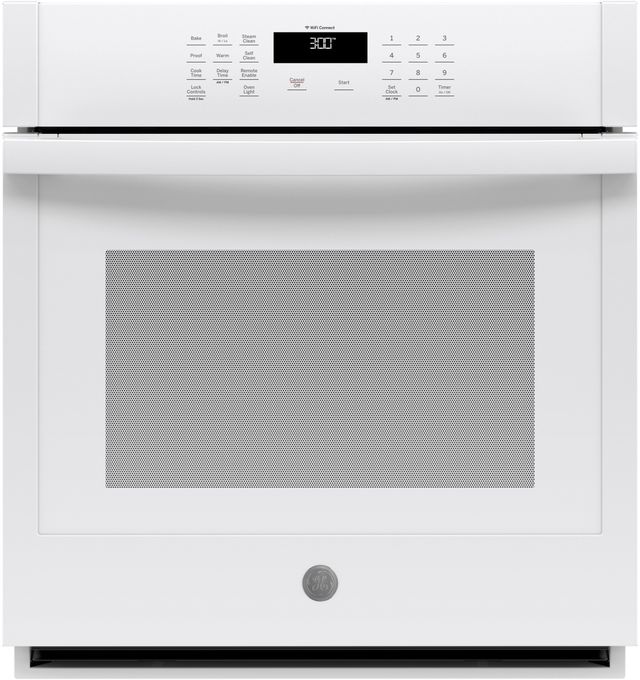 GE® 27" White Electric Built In Single Oven-0