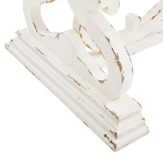 Powell® Stardust Distressed White Coffee Table-3