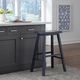 Liberty Furniture Creations II Navy 30" Sawhorse Counter Stool-1
