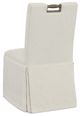 Fairfield® Customizable Entree Dining Pull Short Back Skirted Dining Chair with Buttons-3