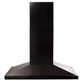 ZLINE 42" Black Stainless Steel Island Range Hood-0