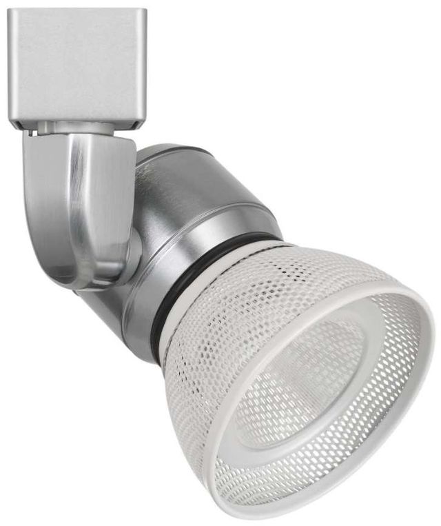 Cal® Lighting & Accessories Brushed Steel/White Track Light-0