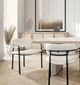 Diamond Sofa® Skyler 2-Piece Black/Ivory Dining Chair Set-2