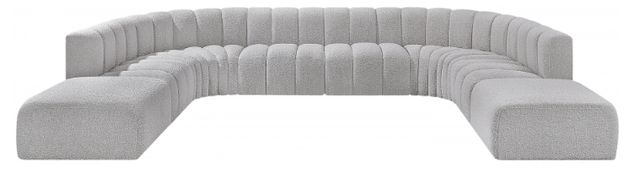 Meridian Furniture Arc 10-Piece Gray Sectional-1