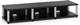 Salamander Designs® Synergy Triple 10 AV Cabinet-Black/Aluminum-0