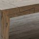 Classic Home Troy Suede Brown 60" Coffee Table-4