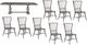Liberty Furniture River Place 9-Piece Riverstone Gray/Tobacco Dining Set-0