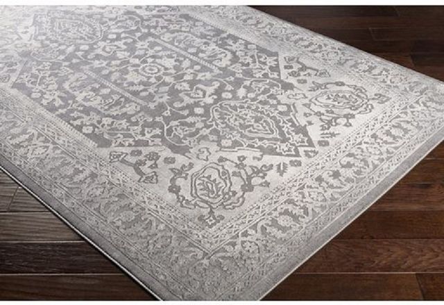 Surya Tibetan Charcoal 2'x3' Throw Rug-1