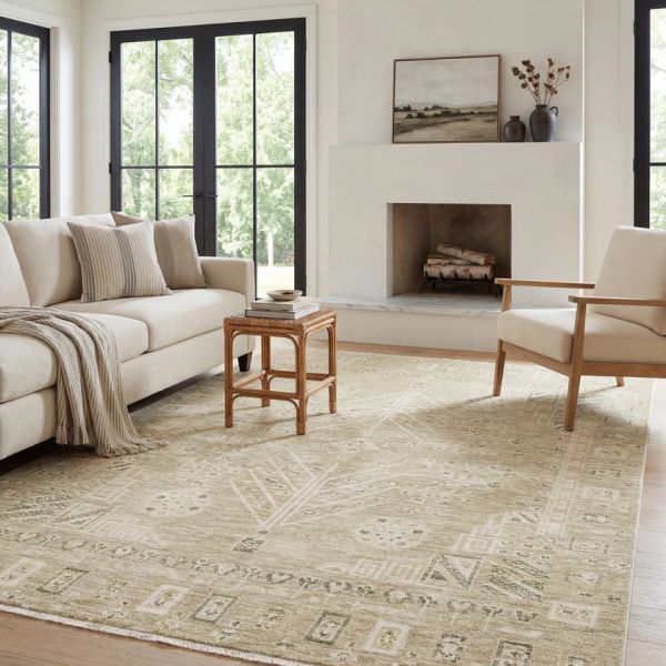 Oriental Weavers™ Caroline Beige 5'x8' Style 2 Area Rug-1