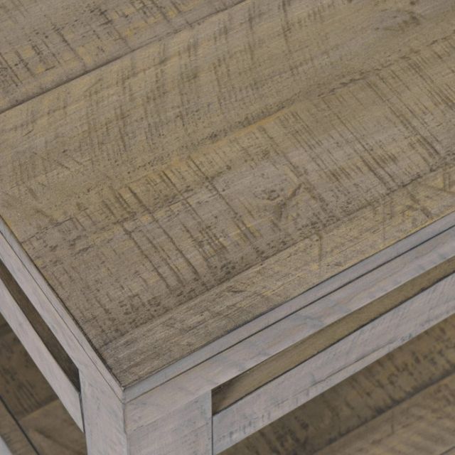 Jofran Inc. Westvale Brown Rectangular Castered Cocktail Table-4