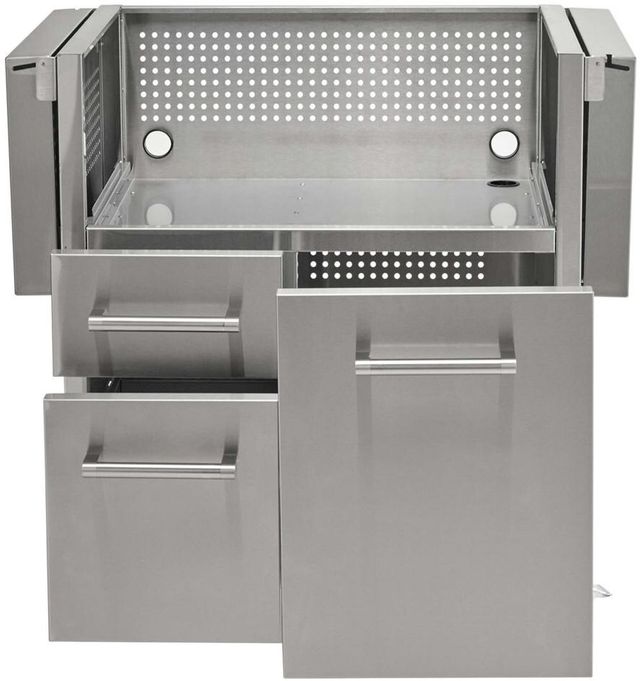Coyote® 30" Stainless Steel Flat Top Grill Cart-1