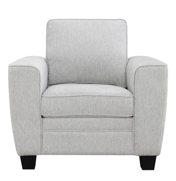 Furniture of America® Enea Light Gray Chair-0