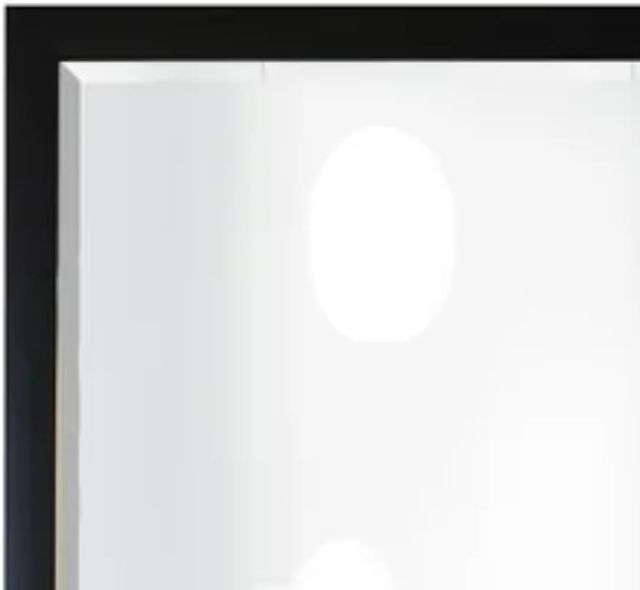 Stylecraft Black Beveled Framed Wall Mirror-1