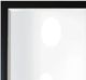 Stylecraft Black Beveled Framed Wall Mirror-1