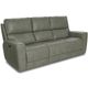 Leather Italia™ Cambria Ladero Sage Moss Power Reclining Sofa-3