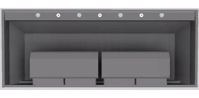 Vent-A-Hood® Designer Series 60" Gunsmoke Wall Mounted Range Hood-3