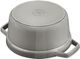 Zwilling Cast Iron Cocotte Round 5.2L - 26Cm Base - Grey-2