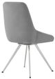 Armen Living Skye 2-Piece Gray Swivel Dining Chair Set-2