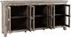 Jofran Inc. Rustic Shores Gray Wash 6-Door Low Accent Cabinet-3