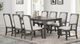 New Classic® Home Furnishings Lisbon Gray Dining Arm Chair-1