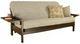 Kodiak Furniture Canton Gray 8" Coil Hinged Innerspring Full Futon Mattress -0