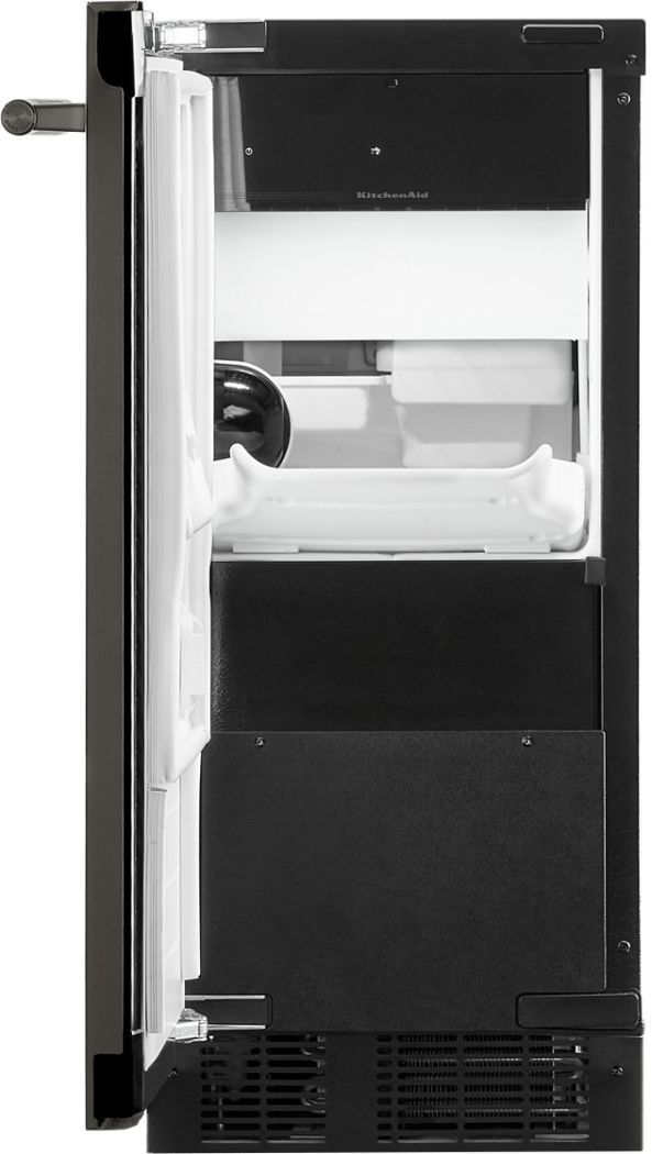 KitchenAid® 15” Black Ore Ice Maker-1