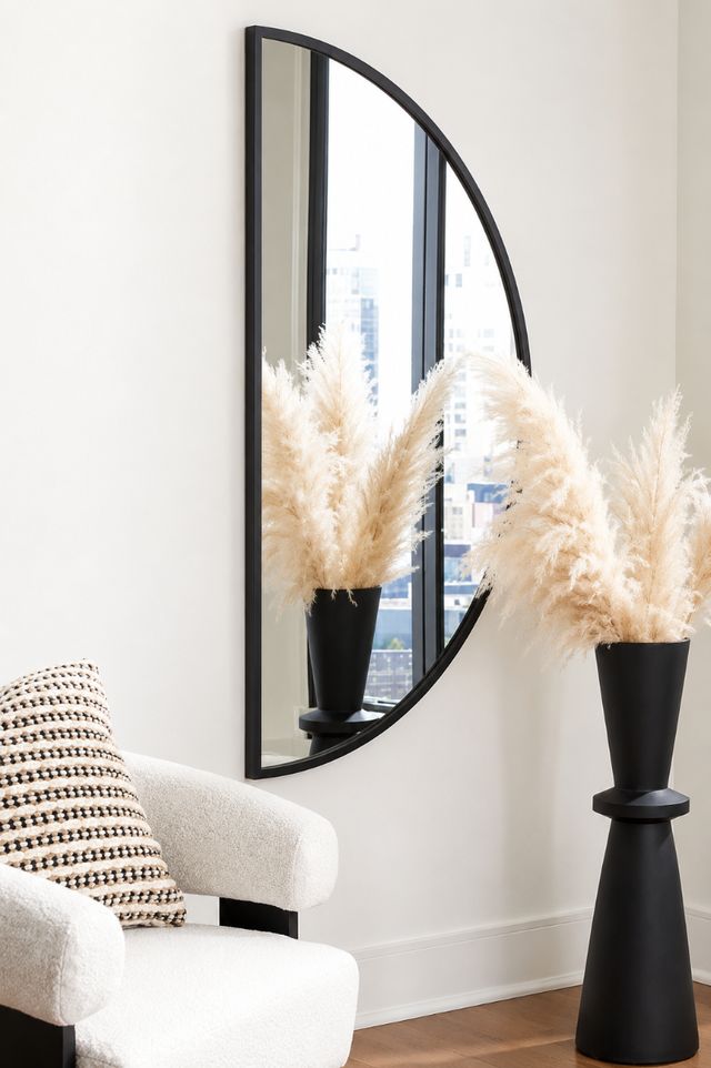 Signature Design by Ashley® Denlow Black Accent Mirror-1