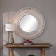 Uttermost® Sailor's Knot White Round Mirror-1