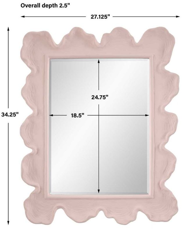 Uttermost® Sea Coral Pink Mirror-2