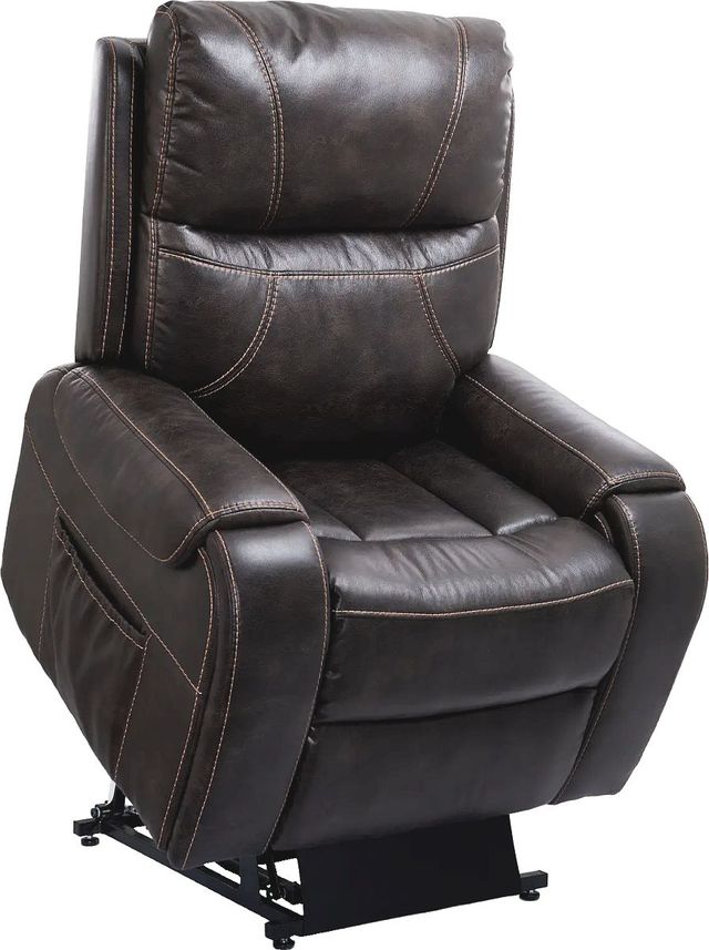 UltraComfort™ Titan Graphite Medium Power Lift Recliner with Twilight-2