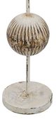 A & B Home White Iron Candle Holder with Spherical Accents-1