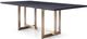 VIG Furniture Modrest Pike Black Ash/Brass Dining Table-0
