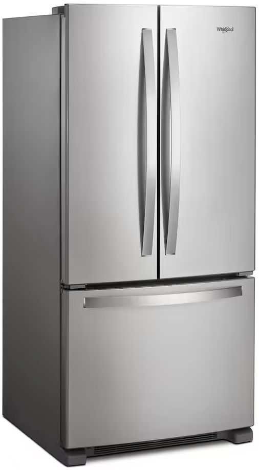 Whirlpool® 33 in. 22.1 Cu. Ft. Fingerprint Resistant Stainless Steel Freestanding French Door Refrigerator-1