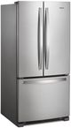 Whirlpool® 33" 22.1 Cu. Ft. Fingerprint Resistant Stainless Steel Freestanding French Door Refrigerator-1
