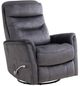 Parker House® Gemini 2-Piece Capri Charcoal Manual Swivel Glider Recliner Set-1