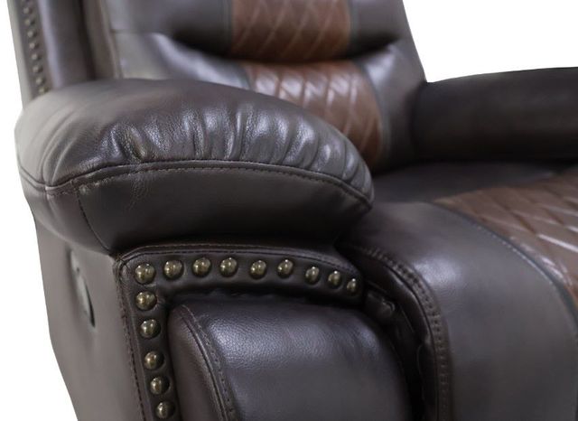 New Classic® Home Furnishings Nikko Brown Manual Glider Recliner-2