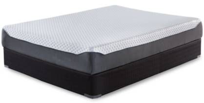 Sierra Sleep® by Ashley® Chime Elite 2-Piece 10" Memory Foam and Good Adjustable Base California King Mattress Set-1