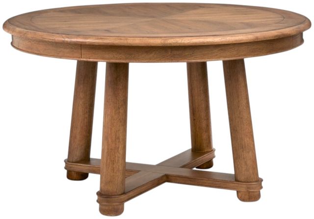 Magnussen Home® Woodward Dark Clove Brown Round Dining Table-0