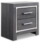 Signature Design by Ashley® Lodanna 5-Piece Gray Full Upholstered Panel Headboard Bedroom Set-4