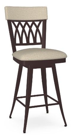 Amisco Customizable Oxford Swivel Counter Stool-0