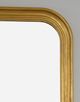Zeugma Imports Louis Philippe Gold Wall Mirror-2
